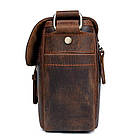 Сумка месенджер листоношка з клапаном на плече John McDee 1062R, фото 7