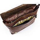 Шкіряна сумка на плече месенджер Time Resistance 5243601 A Room with a View коричнева, фото 7