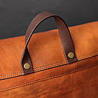 Велика шкіряна сумка месенджер Time Resistance — I Capture the Castle 5228901 коньячна, фото 10