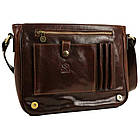 Шкіряна сумка месенджер Time Resistance 1173301 The Stranger коричневий, фото 4