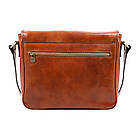 Шкіряна сумка месенджер Time Resistance 5233401 "The Stranger" коньячний колір, фото 8