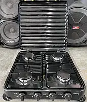 Плита газова настільна на 4 конфорки якісна, настільні газові плити BBV