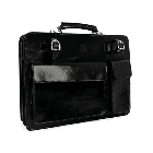 Шкіряний портфель — The Prophet — чорний Time Resistance 5204101, фото 4