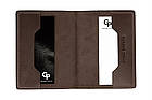 Обкладинка для паспорта, шоколад 252120, фото 2