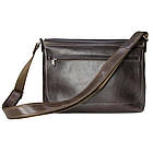 Чоловіча сумка месенджер через плече з клапаном Grande Pelle 753620, фото 3