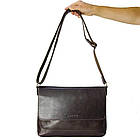 Чоловіча сумка месенджер через плече з клапаном Grande Pelle 753620, фото 6