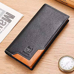 Чоловічий гаманець лонгер розкладний великий TB0448A Bull чорний