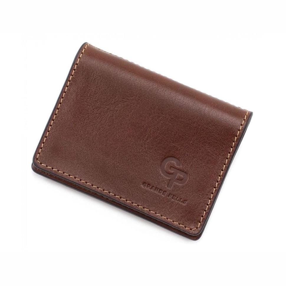 Обкладинка на права тех. паспорт ID паспорт посвідчення Grande Pelle 221623 коньяк, фото 1