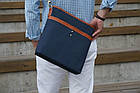 Легка тканинна чоловіча сумка через плече 140505BU Doogacci, фото 7
