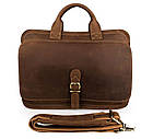 Багатофункційний чоловічий шкіряний портфель JD6020B John McDee, фото 2