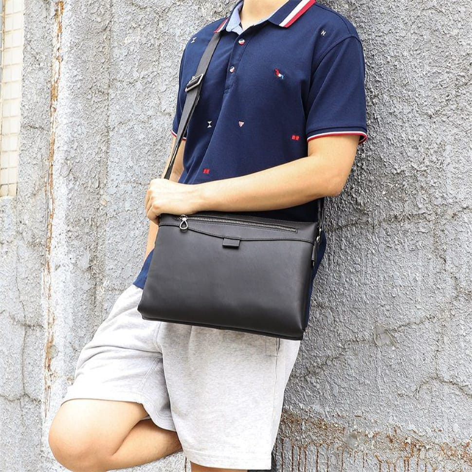 Шкіряна сумка через плече теляча шкіра John McDee JD1068A, фото 1