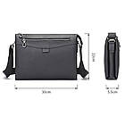 Шкіряна сумка через плече теляча шкіра John McDee JD1068A, фото 9