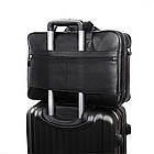 Містка чоловіча шкіряна сумка для ноутбука JD7320A John McDee, фото 9