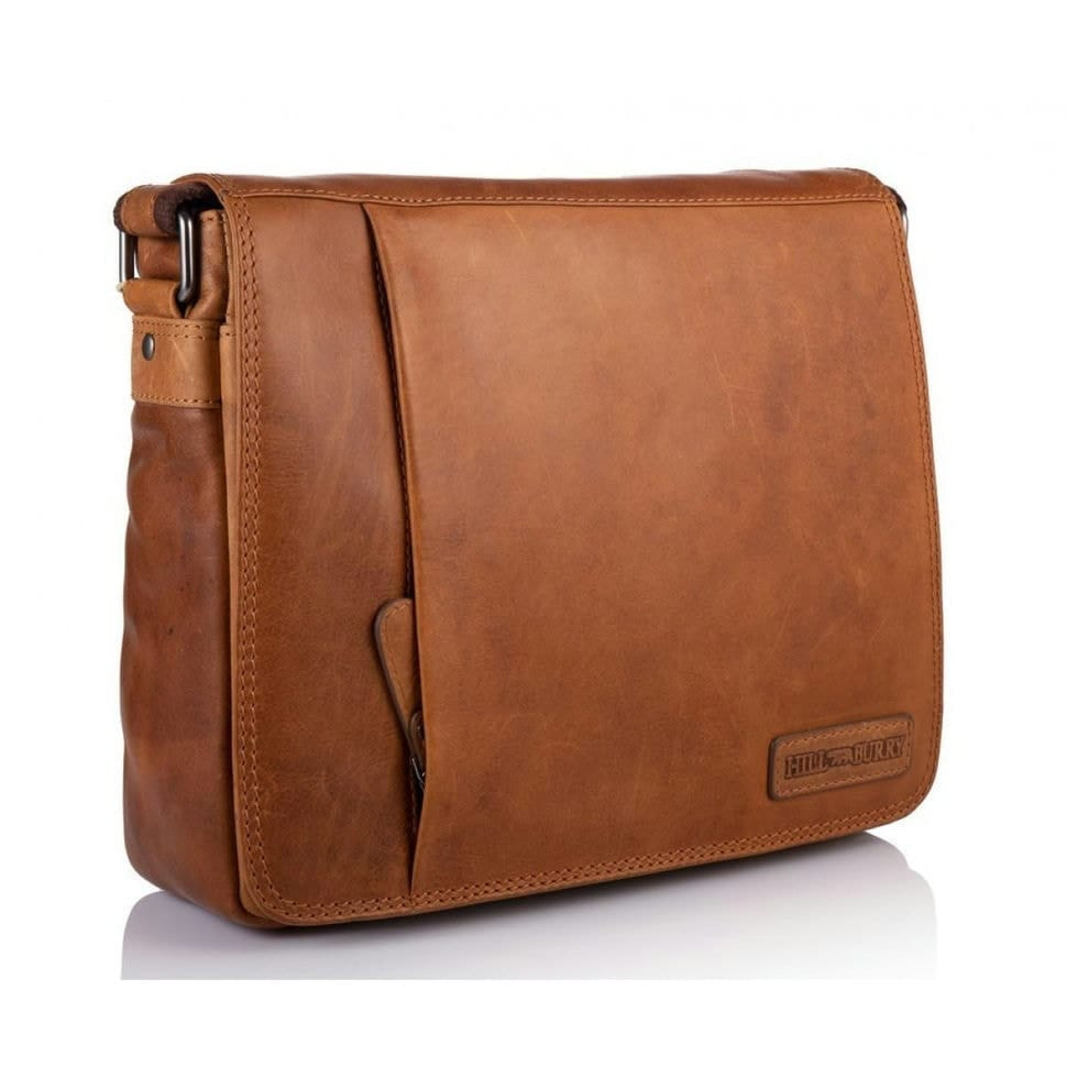 Чоловіча шкіряна сумка через плече HILL BURRY HB3075, фото 1