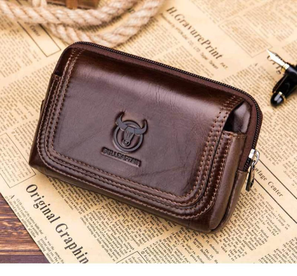 Напоясна сумка Т1347 Bull для смартфона, з натуральної шкіри, фото 1