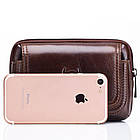 Напоясна сумка Т1347 Bull для смартфона, з натуральної шкіри, фото 5