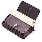 Напоясна сумка Т1347 Bull для смартфона, з натуральної шкіри, фото 9