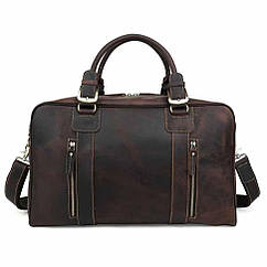 Дорожня сумка з натуральної шкіри tid1024R бренда Tiding