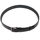 Ремінь зі шкіри буйвола на два язички LIMARY Lim-247A 40 мм чорний, фото 5