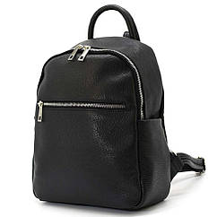 Шкіряний жіночий рюкзак Virginia Conti Italy — 03530_fblack