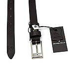 Ремінь жіночий тонкий Grande Pelle 213300300 у шоколадному кольорі, фото 2