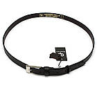 Ремінь жіночий тонкий Grande Pelle 213300300 у шоколадному кольорі, фото 4