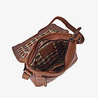 Чоловіча сумка на плече Hill Burry HB3336B з косим клапаном коньячна, фото 4