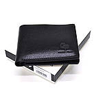 Чоловіче шкіряне портмоне чорне глянсове Grande Pelle 508610, фото 8