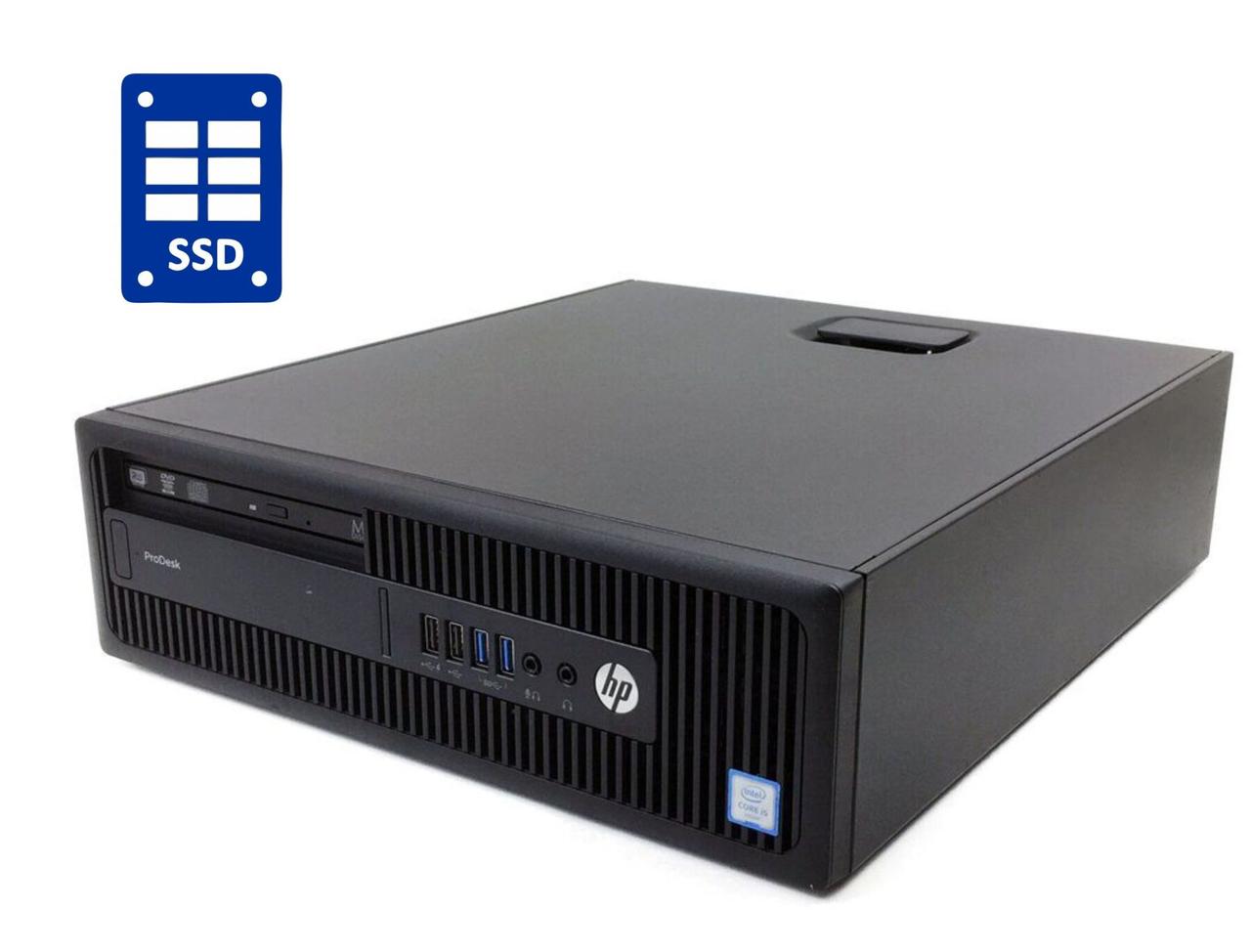Комп'ютер Б-клас HP ProDesk 600 G2 SFF/ Core i3-6100/ 8 GB RAM/ 120 GB SSD/ HD 530 + USB-флешка 64 GB