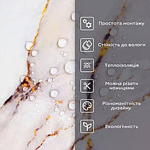 Самоклеюча стінова PET плитка 600*300*2mm (D) SW-000002332, фото 5