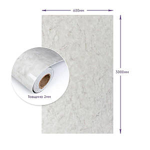 Самоклеюча стінова PET плитка у рулоні 600*3000*2mm (D) SW-00002429