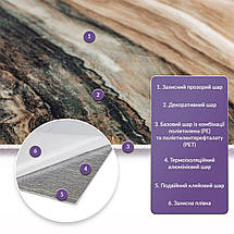 Самоклеюча стінова PET плитка 600*300*2mm (D) SW-00002309, фото 4