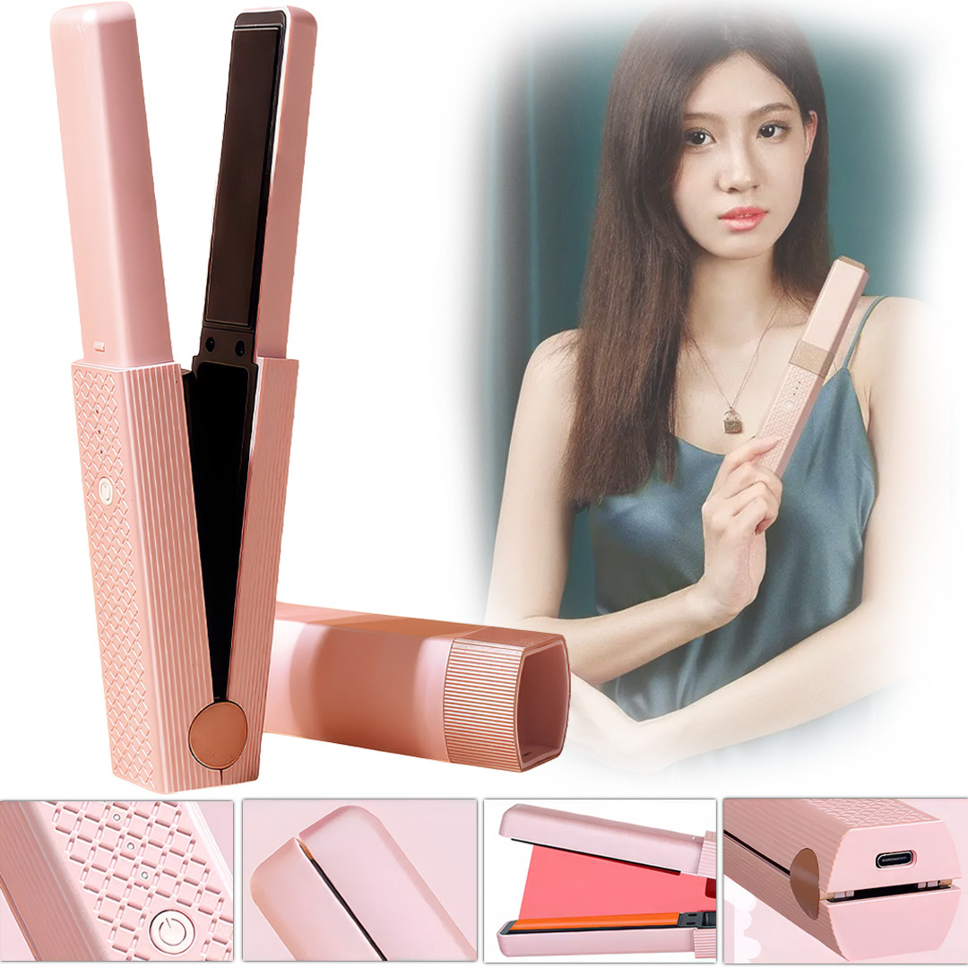 Плойка-випрямляч на акумуляторі з 3 режимами нагрівання LSM-637, фото 1