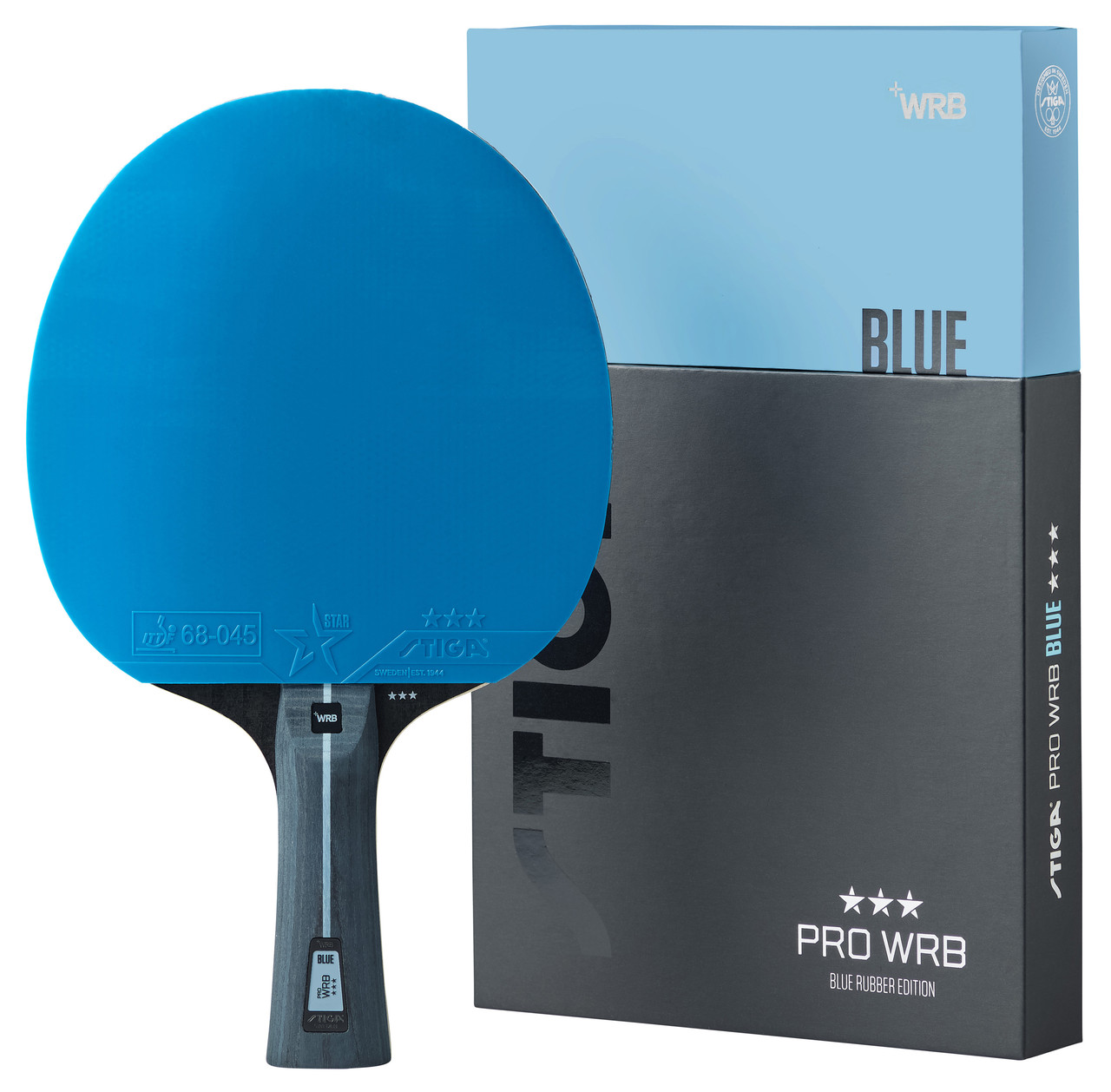 Ракетка для настільного тенісу Stiga Pro WRB Blue Edition 3 Star FL (1213-0006-01), фото 1