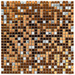 Мозаїка дзеркальна мідна 298х298х4,5мм SW-00002370