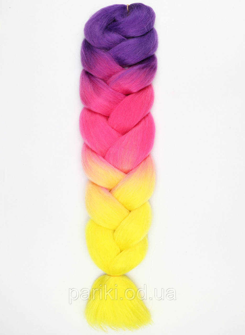 КАНЕКАЛОН 80см. 165гр. Омбре3  "Jumbo braid"