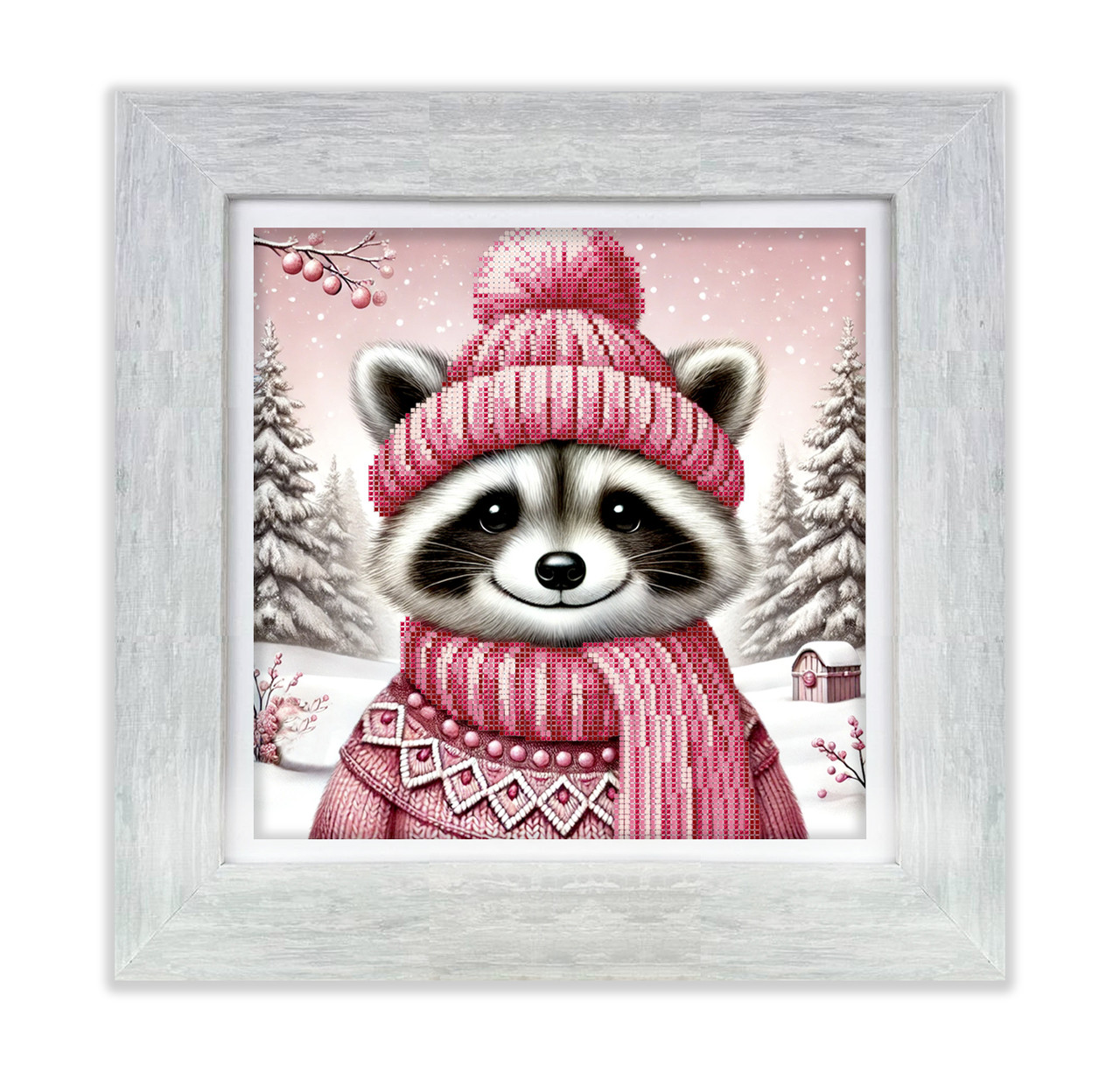 Картина для вишивки формату A3 348 "Зимовий світанок", фото 1