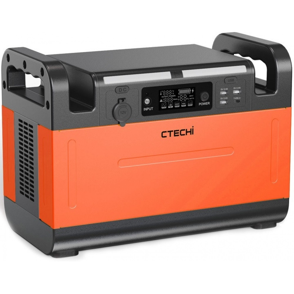 LiFePO4 2500/1500 Вт зарядна станція CTECHi GT1500 Portable