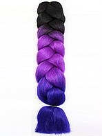 КАНЕКАЛОН 80см. 165гр. Омбре3 "Jumbo braid"