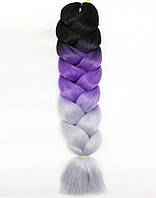 КАНЕКАЛОН 80см. 165гр. Омбре3 "Jumbo braid"