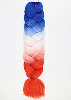 КАНЕКАЛОН 80см. 165гр. Омбре3 "Jumbo braid"