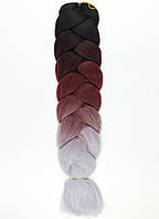 КАНЕКАЛОН 80см. 165гр. Омбре3 "Jumbo braid"