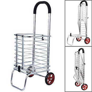 Візка алюмінієва складана на 2 колесах з навантаженням до 30 кг SH-3022