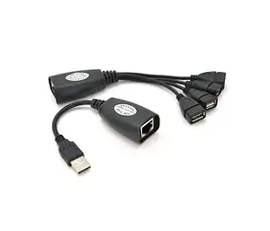 Подовжувач сигналу Infinity (RJ-45 to AM + RJ-45 to 4xAF) USB 2.0 сигнала по F/UTP до 50м