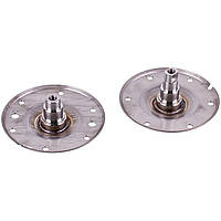 Опора (фланець) барабана (2 шт. неіржавка. 43010535+46007431) для верт. стир. машины Candy