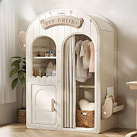 Дитяча шафа для одягу, іграшок та речей Lumpurini Agostino. Органайзер в дитячу кімнату для дівчинки