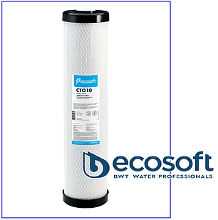 Картридж із пресованого активованого вугілля ВВ20 Ecosoft CTO10 4,5"х20" (CHVCB4520ECO)