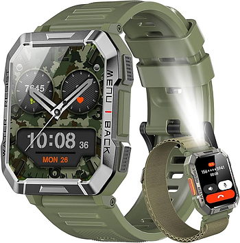 Смарт-годинник Blackview W60 Green 2.01-inch 900mAh LED Flashlight Глобальна версія!