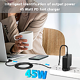 45 Вт зарядний пристрій для ноутбуків ASUS, адаптер живлення для UX305, F512D, X553S та інших, фото 3