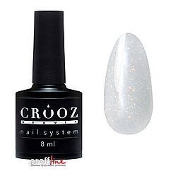 Топ для гель-лаку без липкого шару Crooz Top Milk Opal молочний з шимером, 8 мл